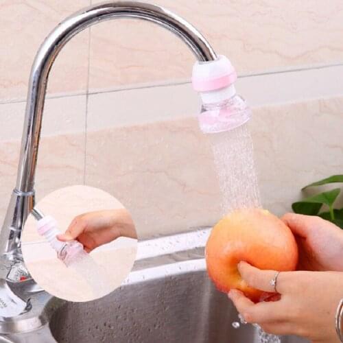 360 Degree Adjustable Water Tap Extension Filter Shower Water Tap Bathroom Faucet Extender Home Kitchen Accessories