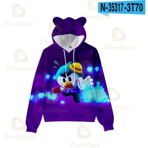 Battle Game 3D Boys Girls Hoodies Game Royale Smash Pony Horse Sweatshirt Hooded Casual Streetwear Shirts Autumn Clothes