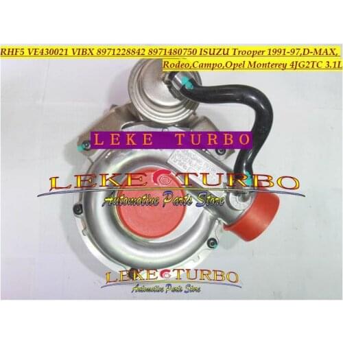 Turbo RHF5 VE430021 VIBX 8971228842 8971480750 Turbocharger For ISUZU Trooper D-MAX Campo For OPEL Monterey 4JG2 4JG2TC 3.1L