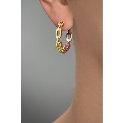 Womens Stone Yellow Detailed 925 Sterling Silver Earrings Quality Product Fashionable Design Pleasing Appearance Wink Attractive 2021 Trend Style Fashion new Jewelry Model