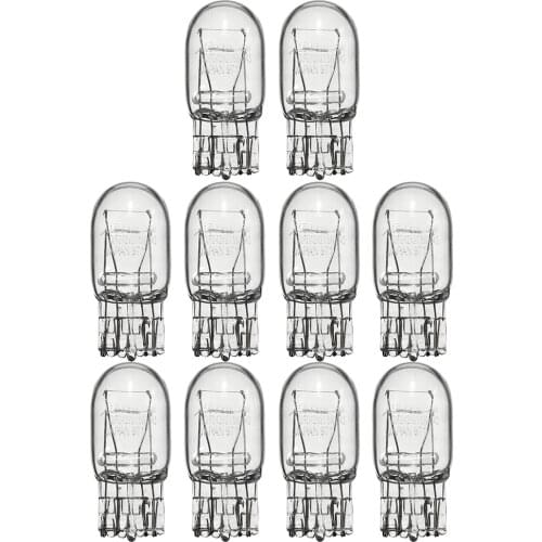 10Pcs T20 7443 Car Reverse Dual Filament Turn Signal Stop Brake Light 12V