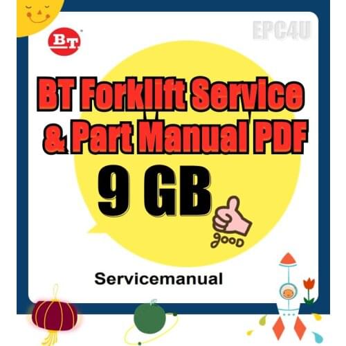 2019 BT Forklift Service & Part Manual PDF 9GB