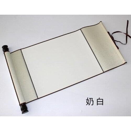 A2 High-grade thick damask mounting paper-cut painting blank scroll half cooked rice paper reel stickers childrens activities