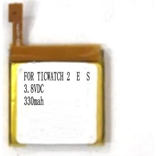 NEW size battery 330mah for TICWATCH 2 2nd E S Gen Bluetooth smart watch batteries