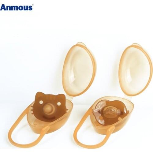 Anmous Baby Pacifier Silicone Super Soft Sleeping Breast Milk Like Newborn Baby Sleeping Pacifier
