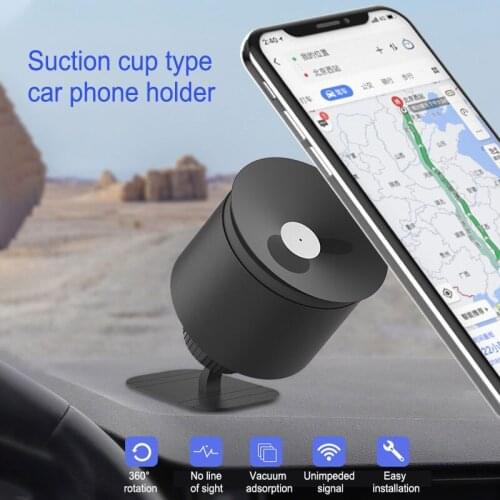 Car Phone Holder Universal Air Outlet Dash Board Suction Cup Silicone Vacuum Pressure Portable Interior Accessories 3 Colors