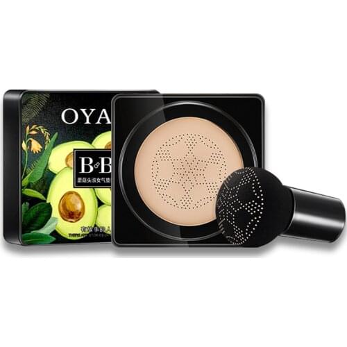 BB Cream Avocado Moisturizing Mushroom Air Cushion Face Foundation Whitening Brightening Makeup Cosmetics CC BB Cream Avocado