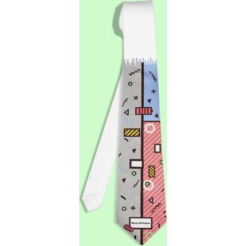 Free shipping new casual fashion men male British Van Christmas Party ins Wind Dress Christmas Casual print Ties Power neck tie