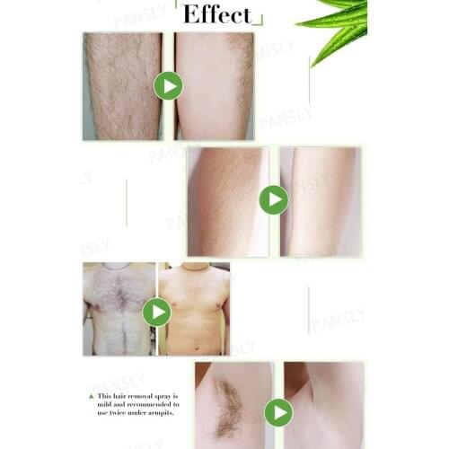 30ml PANSLY Painless Hair Removal Spray Permanent Depilatory Cream Spray Remover