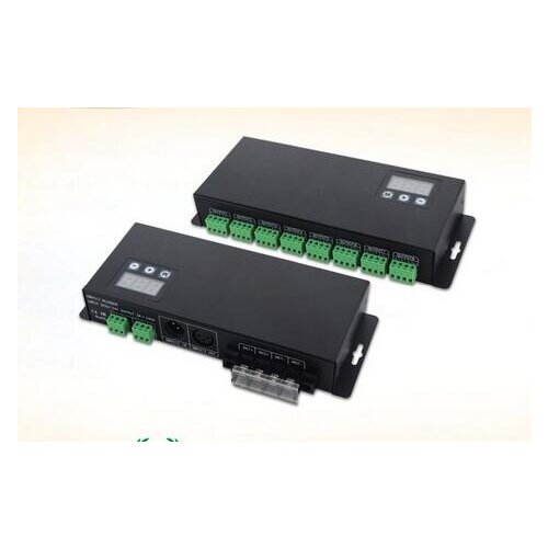BC-824 DMX512 decoder 24 channel RGB DMX512 decoder for RGB LED lights DMX LED driver DC12V-DC24V input