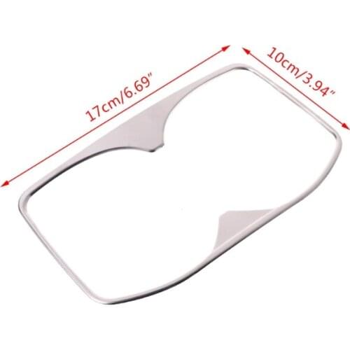Interior Water Cup Holder Trim Cover Decorative For Peugeot 3008 5008