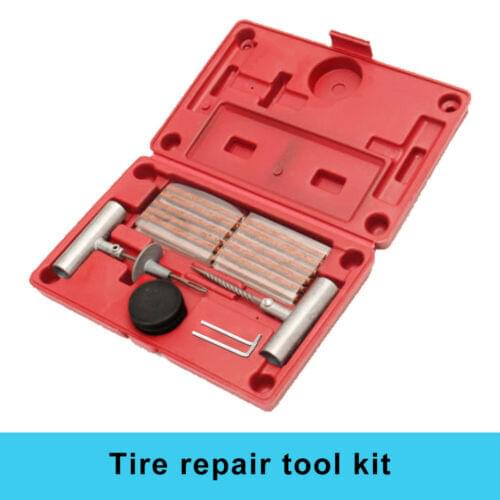 Emergency Tubeless Tyre Puncture Repair Kit 30 Strings & Box For Car Van Motorcycle