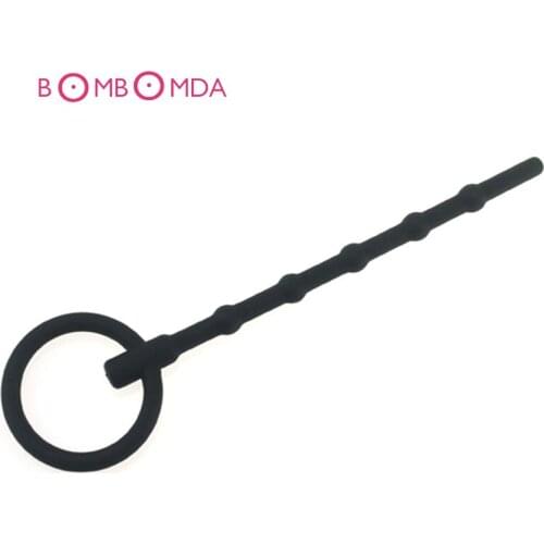 Hot Silicone Male Penis Plug Tube Urethral Stretcher Irritation Rod Urethral Sound Catheter Dilator Male Penis Massage