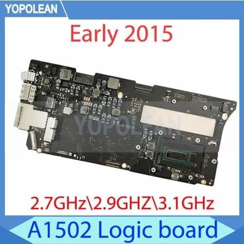Perfect Tested A1502 Logic Board i5 2.7GHz 2.9GHz i7 3.1GHz for MacBook Pro Retina 13" A1502 8GB 16GB Motherboard 2015 Year
