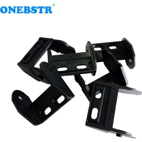 JFLO 10 Pairs 18x37mm Drag Chain Fitting End Connectors Joints Plastic Towline Cable Wire Carrier Tanks Chain Free Shipping