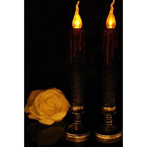 Creative LED Candle Lamp Simulation Flame Tea Light Home Birthday Tea Candle Light Party Wedding Candels Safety Home Decoration