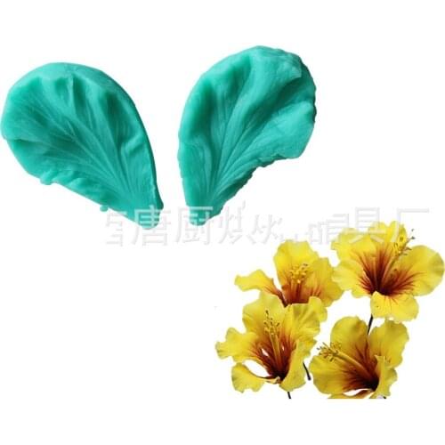 Lily petals flower Silicone Mould chocolate mold Fondant cake Decorating Tool Baking gateau cupcake toppers patisserie