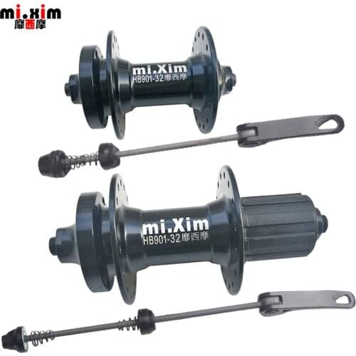 Mi.Xim Bike Bearing Hub Disc Brake Card MTB Mountain Bike 32 Holes Hub Open file 100/135mm Bearing Bicycle Hubs HB901
