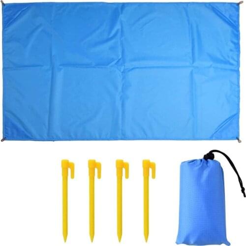 Outdoor Waterproof Beach Blanket Folding Ground Mat Cover Portable SandProof Picnic Blanket for Travel Hiking Camping
