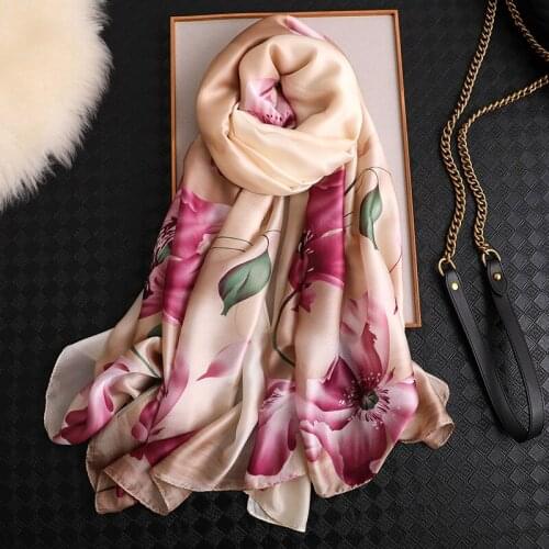 KOI LEAPING new summer woman fashion lotus printing long scarf scarves headscarf hot popular air conditioning shawl girl gift