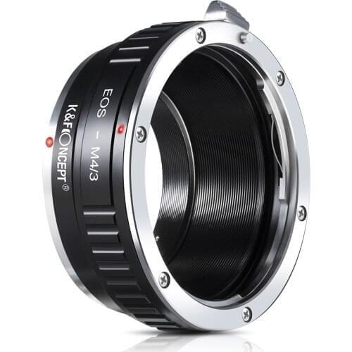 K&F CONCEPT For EOS-M4/3 Camera Lens Mount Adapter Ring for Canon EOS EF Mount Lens for M4/3 MFT Olympus PEN E-P1/Panasonic G