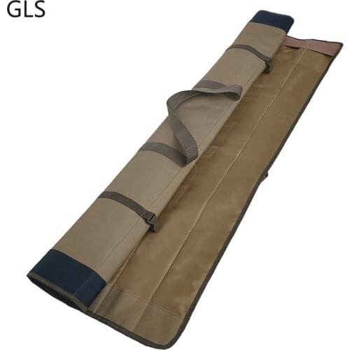 130cm Portable Fishing Bag Hand Fishing Rod Telescopic Fishing Pold Storage Fishing Case Rod Barrel Fishing Backpack