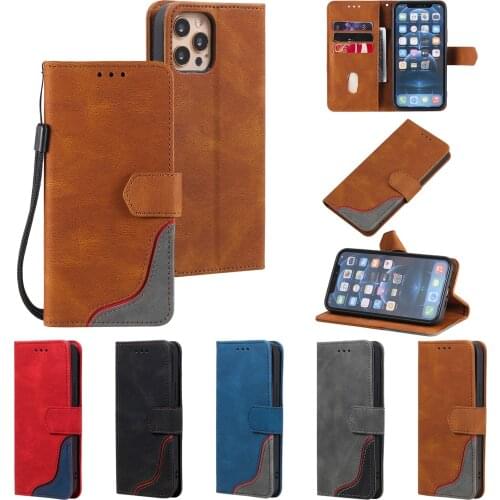 Luxury Flip Leather Case for iPhone 12 Mini 11 Pro Max XR X XS SE 2020 6 7 8 Plus Wallet Shockproof Full Protection Lanyard Capa