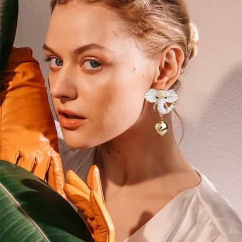 Creative Elephant Women Drop Earrings aretes de mujer 2020 Dribble African Design Earings Fashion Jewelry 3B2016