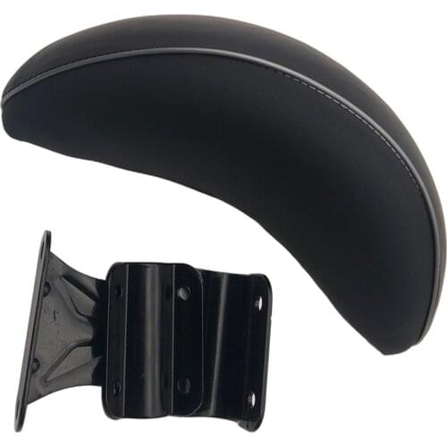 Motorcycle Driver Rider Detachable Sissy Bar Backrest Universal Fit For Motorbike Motorized Bike (Black)