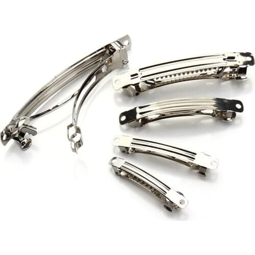 10/20pcs/lot 50/59/69/79/98mm Length Snap Barrettes Hairwear Hairgrips Hair Clip For Girls Women DIY Jewelry Making Findings