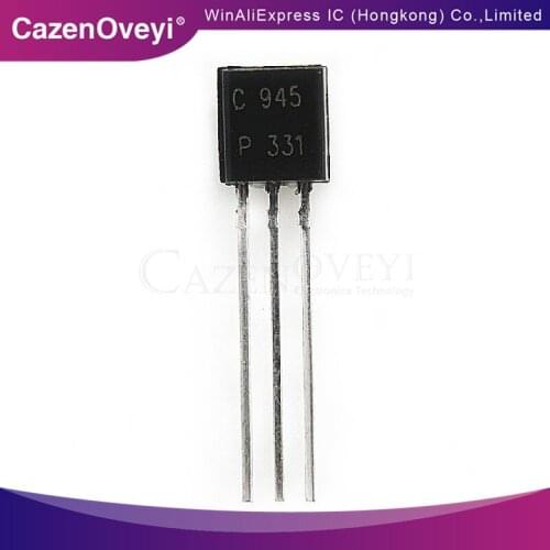 100pcs/lot C945 2SC945 Triode to-92 50V/0.1A/0.5W/250MHZ Wholesale Electronic In Stock