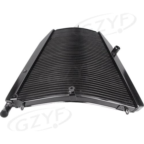 For HONDA 2004 2005 CBR1000RR 04 05 CBR 1000RR Motorcycle Aluminium Engine Cooling Cooler Radiator, BLACK Color