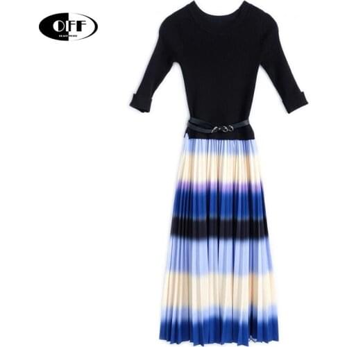 Модные трикотажные платья Cechy Daisy China At AliExpress