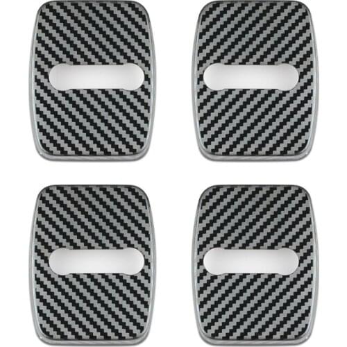 Carbon Fiber Car Door Lock Covers Emblems Car Styling Case For BMW M X1 X3 X5 X6 E46 E39 E90 E36 E60 E34 E30 F30