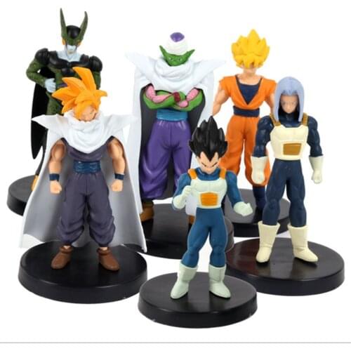 24th Generation 6pcs/Set Kids Gfist Action Figures PVC Classic Collectible Toy Ornaments 15cm