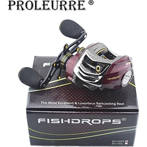 Promote Baitcasting Reel 18 Ball Bearings Left Hand Right Hand Bait Casting Fishing Reels Coil Gear Pesca 6.3:1 Baitcast Reeling