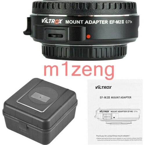 Auto Focus focal Reducer Speed Booster Adapter ring 0.71x for canon lens to panasonic m43 GH4 GF7 GF6 GX7 EM5 EM1 EM10 camera