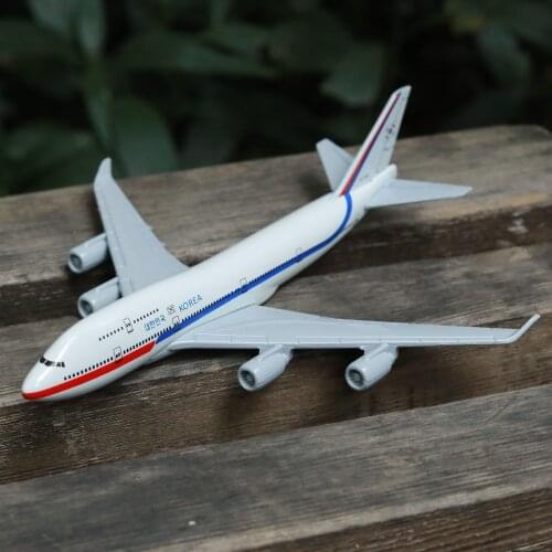 Korean President Flagship Boeing 747 Aircraft Model 6" Metal Airplane Diecast Mini Moto Collection Eduactional Toys for Children