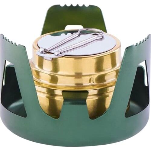 Mini Outdoor Portable Liquid Solid Alcohol Stove Field Stove Camping Vaporization Solid Alcohol Stove