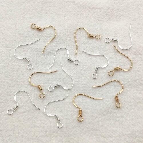 New Arrival! 17mm 100pcs Copper Ear Wires Earrings Hook for Handmade Jewelry Earrings DIY Parts,Jewelry Findings & Components