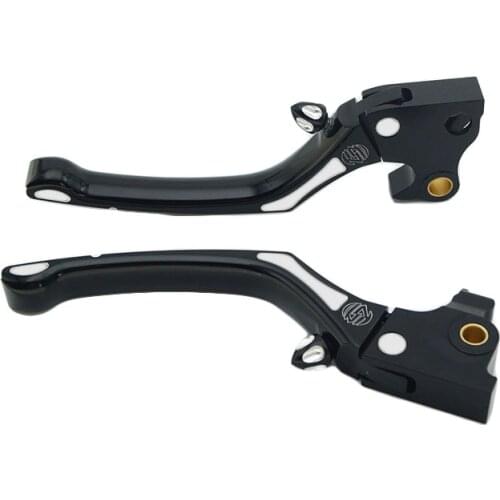 RSD Motorcycle CNC Adjustable Brake Clutch Handle Lever Black Aluminum For Harley Street 500 750 2015 2016 2017 2018 2019 2020