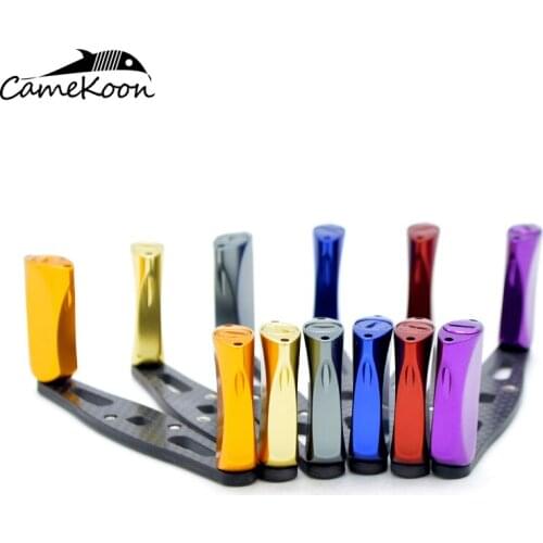 CAMEKOON 95mm Replacement Parts Carbon Fiber Fishing Reel Handle for Baitcasting Reel Rocker