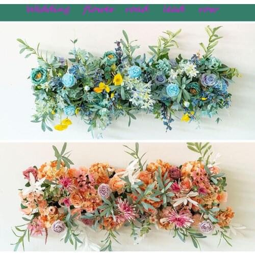 100cm Artificial Silk Rose Row DIY Wedding Road Guide Arch Decoration Artificial Flower Opening Studio Props Dress Up Flower