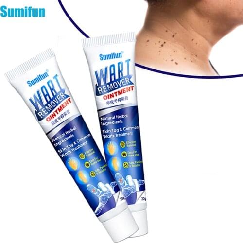 Sumifun 2/3/5pcs Wart Treatment Cream Warts Remover Antibacterial Ointment Skin Tag Remover Foot Corn Plaster Warts Ointment