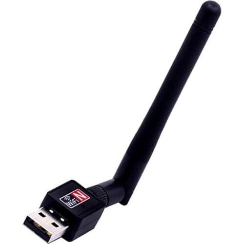 20pcs/lot Mini USB WiFi Adapter 300Mbps External Wireless LAN Network Card Antenna Wi-Fi Receiver Dongle 802.11n for PC Windows