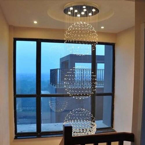 2017 new LED modern K9 crystal chandelier, crystal LED bulb, LED crystal chandelier, home lighting 100% guaranteed brilliance