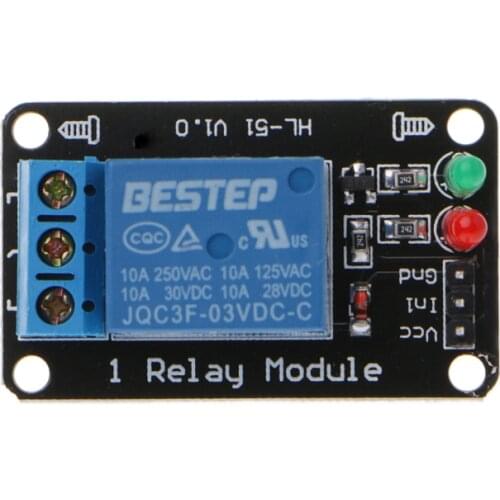 2021 New 1PCS 1 Channel 3V Relay Module 3.3V Low Level Shooting with Lamp