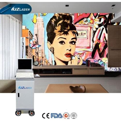 3D Zeescape Mural Painting Robot Vertical Wall Painter