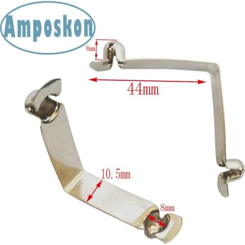 50pcs 8x8mm Kayak Paddle Tent Pole Push Hollow Button Spring Snap Clips Locking Tube Double Pin For Inner Diameter 20-28mm Tube