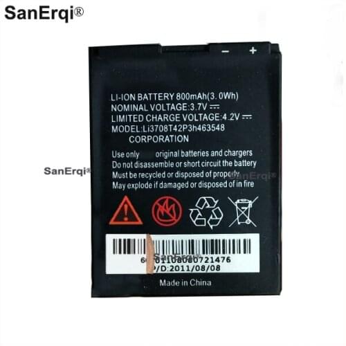 10pcs Battery For ZTE Li3708T42P3h463548 phone battery For ZTE S519 G6 800mAh Battery